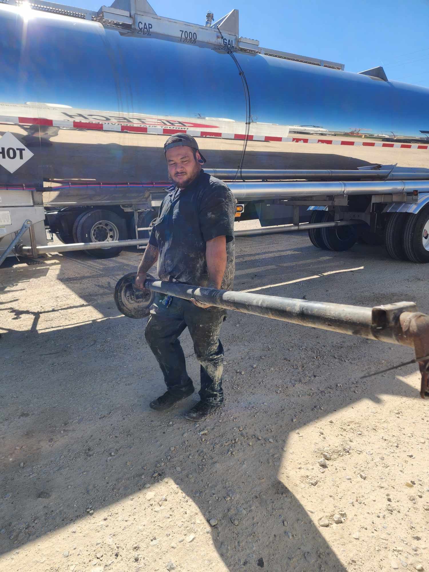 Trailer axle repair