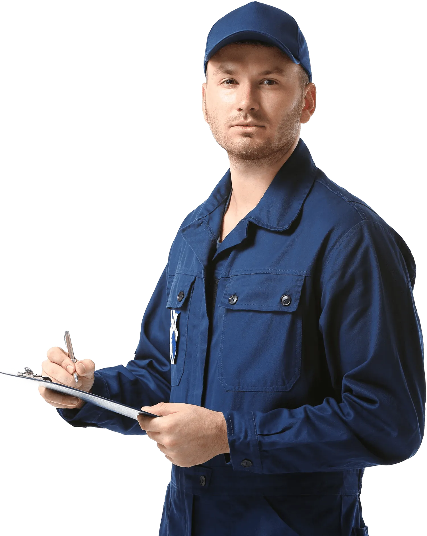 Mechanic holding a tire and wrench